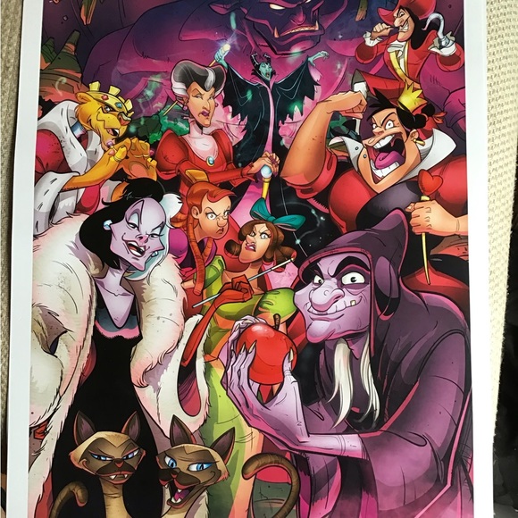 Disney Villians Prints - Picture 1 of 4